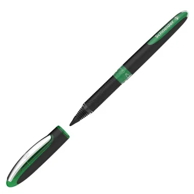 Con cappuccio - Roller ONE SIGN punta Ultra-smooth 1.0mm verde Schneider - 
