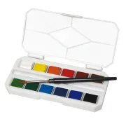 Accessori pittura - Set acquerelli On the GO 12 colori+pennello DOM - 