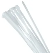 Fascette - 10 x 0,25 mm - nylon - bianco - Viva - conf. 100 pezzi 3190W - accessori per pacchi e buste