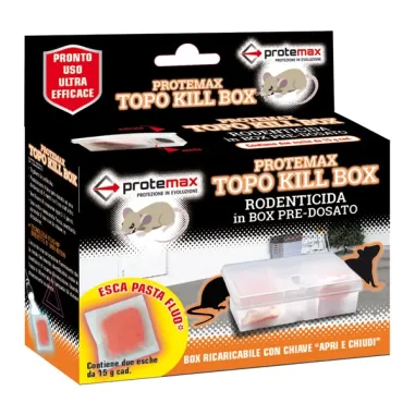 Rodenticidi - Box Topo kill esca rodenticida Protemax - 