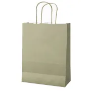 Shopper Twisted - carta kraft - 45 x 15 x 50 cm - salvia - Mainetti Bags - conf. 25 pezzi 091490 - 