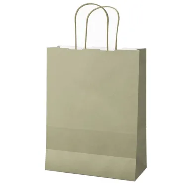 Carta e sacchetti regalo - 25 shoppers Twisted carta kraft 18x8x24cm salvia Mainetti Bags - 