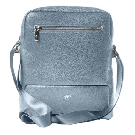 Borse cartelle e valigie - City bag medium Gate Trended ecopelle dim. 25x30x6cm azzurro InTempo - 