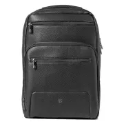 Zaino Gate Trended - 29 x 42 x 15 cm - ecopelle - nero - InTempo 9238GAT34 - borse, cartelle e valigie