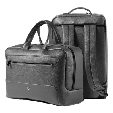 Borse cartelle e valigie - Bi-Bag Gate Trended ecopelle dim. 42x28x14cm nero InTempo - 