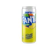 Lattina Fanta Lemon Zero - 33 cl - Fanta COLFI - bevande
