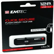 Emtec - Memoria USB B120 Click&Secure - ECMMD128GB123 - 128 GB ECMMD128GB123 - 