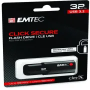 Emtec - Memoria USB B120 Click&Secure - ECMMD32GB123 - 32 GB ECMMD32GB123 - 