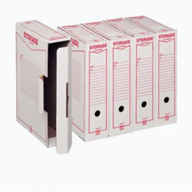 Scatola archivio Storage - formato legale - 85x253x355 mm - bianco e rosso - 1602 Esselte Dox 00160200 - 
