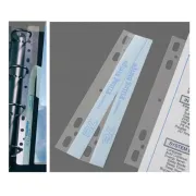 Bandelle adesive Filing Strips - 29,5 cm - bianco - 3L Office - conf. 25 pezzi S880425 - segnapagina / cavalierini / bande ad...