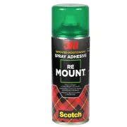 Adesivo Re Mount™ - rimovibile - 400 ml - trasparente - 3M 7100296679 - colle - adesivi spray