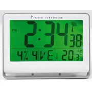 Orologio digitale LCD - 20 x 15 x 3 cm - bianco - Alba HORLCDNEO - orologi - barometri da scrivania e da parete