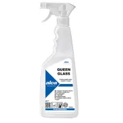Detergente per vetri Queen Glass - profumo gradevole - Alca - trigger da 750 ml ALC525 - 