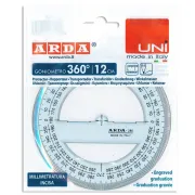 Goniometro Uni - 360gradi - 12cm - Arda 285SS - goniometri - curvilinee