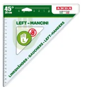 Squadra per Mancini - 45gradi - 30cm - Arda 28730MAN - 