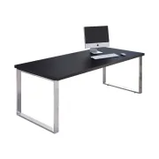 Scrivania direzionale Prestige Metal - 210 x 90 x 74 cm - nero venato - Artexport 902/M-8 - scrivanie e tavoli riunione