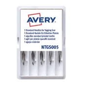 Aghi standard per sparafili - metallo - Avery - conf. 5 pezzi NTGS005 - 