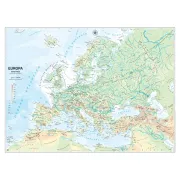 Carta geografica Europa - scolastica - murale - Belletti MS03PL - 