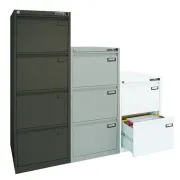 classificatori e cassettiere in metallo - Classificatore Kubo - per cartelle sospese - 2 cassetti -46x62x70 cm - grigio 