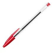 Penna a sfera Cristal  - punta media 1,0mm - rosso - Bic - conf. 50 pezzi 8373619 - 
