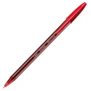 Penna a sfera con cappuccio Cristal® Exact - punta 0,7 mm - rosso - Bic - scatola 20 pezzi 992604 - con cappuccio