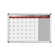 Planner magnetico mensile - 90 x 60 cm - silver - Bi-Office GA03267170 - planning e accessori