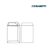 Busta a sacco Mailpack - strip adesivo - 16 x 23 cm - 80 gr - bianco - Blasetti - conf. 100 pezzi 561