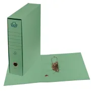 Registratore Eco New - dorso 8 cm - protocollo 23 x 33 cm - verde - Brefiocart 0201170-V - registratori a leva