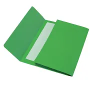 cartelline con tasca - Cartelline a busta - cartoncino Bristol 200 gr - 26x34 cm - verde - Cartotecnica del Garda - conf