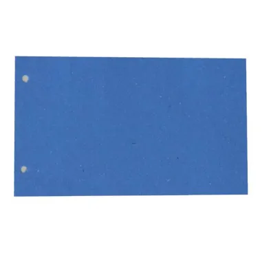 divisori / separatori con tasti neutri - Separatori - cartoncino Manilla 200 gr - 12,5 x 23 cm - azzurro - Cartotecnica 