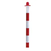 Paletto per colonnina di sicurezza - bianco/rosso - altezza 90 cm CN93 - 