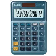 Calcolatrice da tavolo MS-120EM - 12 cifre - blu - Casio MS-120EM-W-EP - da tavolo