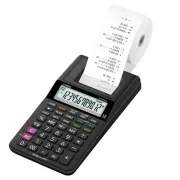 Calcolatrice scrivente HR-8RCE - 12 cifre - 8,2 x 10,2 x 23,9 cm - nero - Casio HR-8RCE-BK-W-EC - da tavolo scriventi