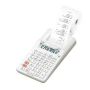 Calcolatrice scrivente HR-8RCE - 12 cifre - 8,2 x 10,2 x 23,9 cm - bianco - Casio HR-8RCE-WE-W-EC - da tavolo scriventi