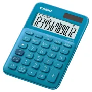Calcolatrice da tavolo MS-20UC - 12 cifre - blu - Casio MS-20UC-BU-W-EC - da tavolo