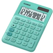 Calcolatrice da tavolo MS-20UC - 12 cifre - verde - Casio MS-20UC-GN-W-EC - da tavolo
