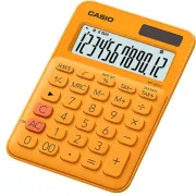 Calcolatrice da tavolo MS-20UC - 12 cifre - arancio - Casio MS-20UC-RG-W-EC - da tavolo