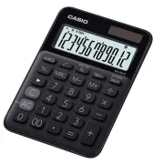 Calcolatrice da tavolo MS-20UC - 105x149,5x23 mm - 12 cifre - plastica - nero - Casio MS-20UC-BK-W-EC - da tavolo
