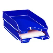 Vaschetta portacorrispondenza CepPro Gloss - 34,8x25,7x6,6 cm - blu oceano - Cep 1002000351 - 