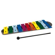 Metallofono - 11 toni + 1 battente - CWR 12727 - flauti e strumenti musicali