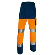Pantalone alta visibilità PHPA2- sargia/poliestere/cotone - taglia XXL - arancio fluo -Deltaplus PHPA2OMXX - 