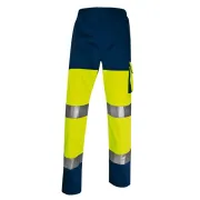 Pantalone alta visibilità PHPA2 - sargia/poliestere/cotone - taglia M - giallo fluo - Deltaplus PHPA2JMTM - 