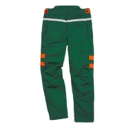 Pantalone Meleze3 - per boscaiolo - taglia L - verde/arancio - Deltaplus MELE3VEGT - 