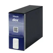 Registratore Dox 3 - dorso 8 cm - memorandum 23 x 18 cm - blu - Esselte 263A4 - registratori a leva