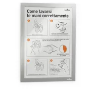 Cornice espositiva Duraframe® - A4 - 21 x 29,7 cm - silver - Durable 4872-23 - 