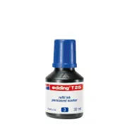 Ricarica Inchiostro per Marcatore Permanente - contenuto 30ml - blu - Edding E-T25 003 - 