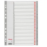 divisori / separatori con tasti stampati - Separatore numerico 1/31 - PPL - A4 - grigio - Esselte 100108 - 