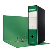 Registratore Oxford G85 - dorso 8 cm - protocollo 23x33 cm - verde - Esselte 390785180 - 