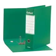 Registratore Oxford G83 - dorso 8 cm - commerciale 23x30 cm - verde - Esselte 390783180 - registratori a leva