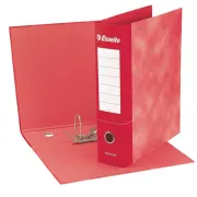 Registratore Essentials G73 - dorso 8 cm - commerciale 23x30 cm - rosso - Esselte 390773160 - registratori a leva
